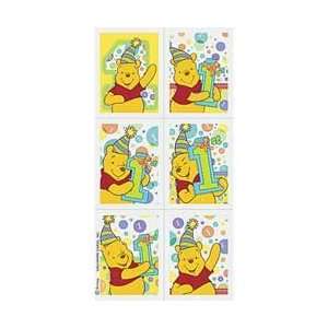    Winnie the Pooh 1st Birthday Party Stickers: Home & Kitchen