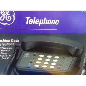  GE Fashion Desk Telephone Black: Electronics
