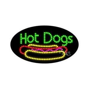  LABYA 24107 Hot Dogs Animated LED Sign: Office Products