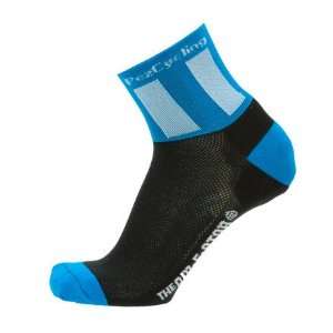   News Cycling Sock   Mens Blue Stripe, XL