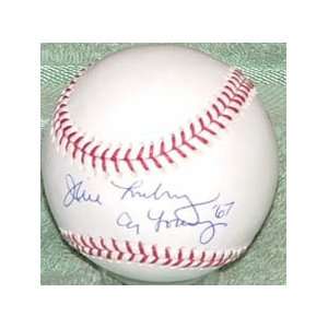  Signed Jim Lonborg/Autographed Baseball: Sports & Outdoors