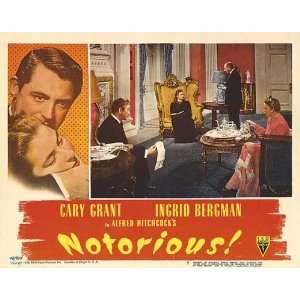 Notorious Movie Poster (11 x 14 Inches   28cm x 36cm) (1946) Style H 