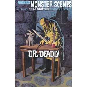  Moebius Dr. Deadly Monster Scenes 1/13 Kit Toys & Games