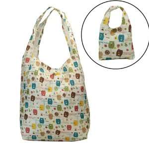  Bear Pattern Reusable Trendy Fashion shopping Tote Bag 
