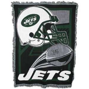  Jets Northwest NFL Field Goal Jacquard Throw: Sports 