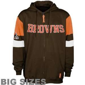   Browns Brown Big Sizes End Around Hoody Sweatshirt: Sports & Outdoors
