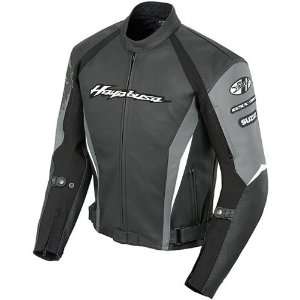   Street Motorcycle Jacket   Black/Gun Metal/White / Size 46 Automotive