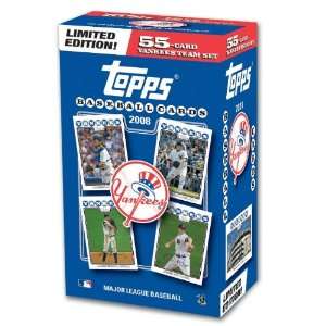  2008 Topps MLB Team Gift Set   New York Yankees Sports 
