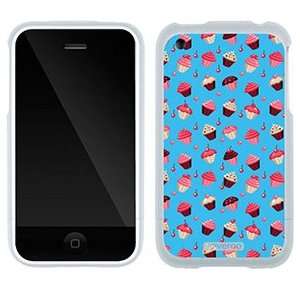  Yummy Cupcakes Blue on AT&T iPhone 3G/3GS Case by Coveroo 