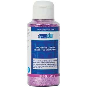  Yudu Microfine Glitter 2 Oz. Bottle Pink