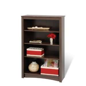   Sonoma Espresso 4 Shelf Bookcase   Prepac EDL 3248 Furniture & Decor