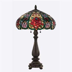  Quoizel La Vie En Rose Tiffany Table Lamp