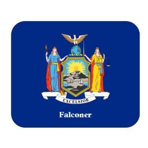  US State Flag   Falconer, New York (NY) Mouse Pad 