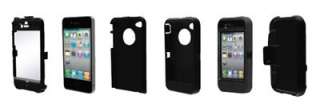 iPHONE 4/4S OTTERBOX DEFENDER SERIES CASE + HOLSTER 3 LAYERS CASE 
