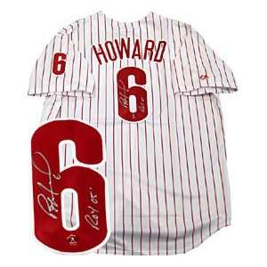 Ryan Howard ROY 05 Autographed / Signed Philadelphia Phillies Jersey 
