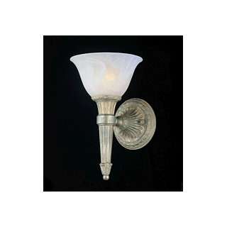 World Imports 3859 16 continental classic Sconce Silver Gold Patina 