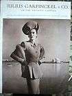1946 JULIUS GARFINCKEL Womens Linen Suit Hat Fashion by Mangone Ad