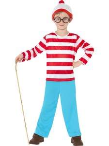 Childrens Wheres Wally Fancy Dress Costume ALL Ages  