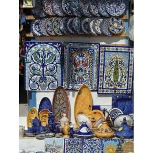 Tourist Shop, Sidi Bou Said, Near Tunis, Tunisia, North Africa, Africa 