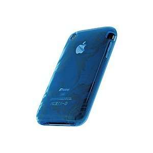 Apple iPhone 3G / 3GS Flexi Skin Case   Blue Leaf [Wireless Phone 