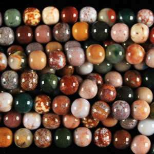 0042 6mm ocean agate round loose beads  