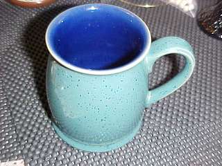 HARLEQUIN By Denby Blue Green Tudor Mug  