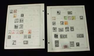 MANCHUKUO Northern China JAPANESE Postage STAMPS 2 Pages Old 