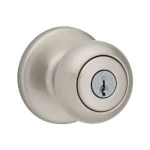  Kwikset 400CV 15 6AL RCS Cove Keyed Entry Knob, Satin 