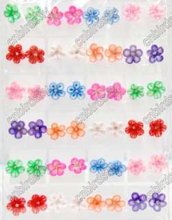 72pair Wholesale jewelry lots Mixed 12style polymer stud Earrings 