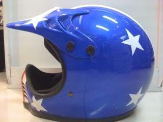 Vintage Scooter Motorcross Captain America Helmet Racing NEW  