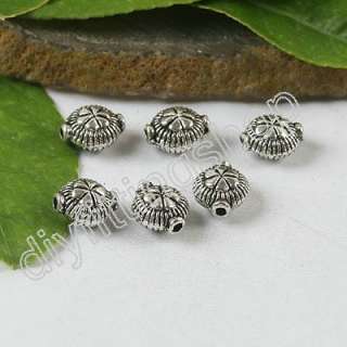description30pcs Tibetan silver crafted flower spacer beads h0471