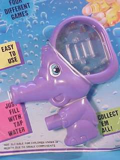 in 1 SQUIRT GUN & WATER GAME ELEPHANT CARDED  