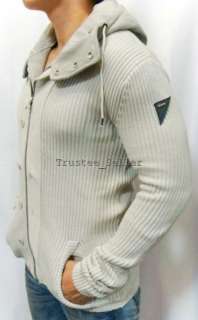 DIESEL Mens 2 Way Ribbed K IR Cardigan Sweater Jacket  