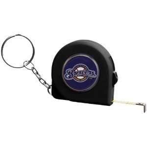  MLB Milwaukee Brewers 6 Mini Tape Measure Keychain 
