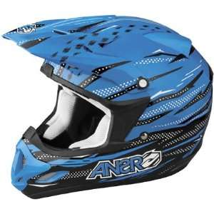   Comet Haze Cyan Motocross Helmet Blue (2X Large 45 4289): Automotive