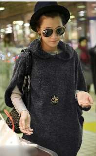 New Korean Women Hoodie Loose Knit Sweater Top 0816  