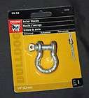 BULLDOG HARDWARE Galvanized Anchor Shackles 1/4 Scre