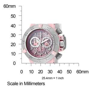 Invicta 0941 Subaqua Noma III Anatomic Chronograph Womens PINK Watch 