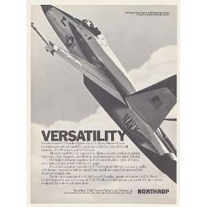   Strike Fighter Prototype Versatility Print Ad (46517)