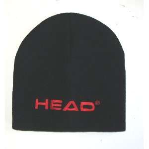  New 2006 Head Beanie Black W/red Head Logo: Sports 