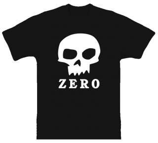 Skateboarding Zero Skull Skateboard T Shirt  