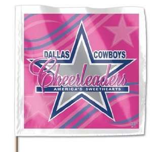  Dallas Cowboys Cheerleaders Stick Flags   Set of 2: Sports 