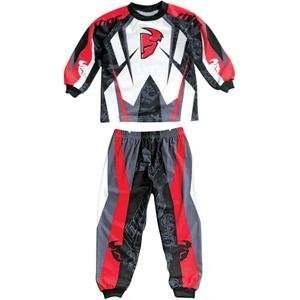    Thor Motocross Toddler Two Piece Pajamas   4T/Red: Automotive
