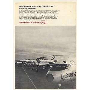   Douglas C 9A Nightingale Jet Aircraft Print Ad (52008)
