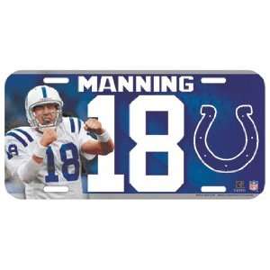   Peyton Manning High Definition License Plate *: Sports & Outdoors