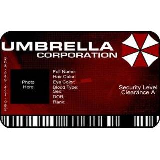 Umbrella Corporation Costume ID Card