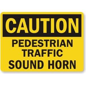   Traffic Sound Horn Engineer Grade Sign, 18 x 12 Office Products