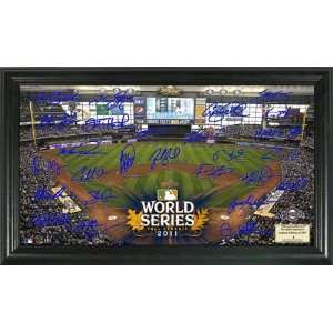  MLB Milwaukee Brewers 2011 World Series Signature Field 