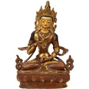  Adi Buddha Vajrasattva   Copper Sculpture Gilded with 24 