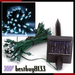 High Quality 11M 36FT Solar Powered 60 LED Fairy String Xmas Lights 